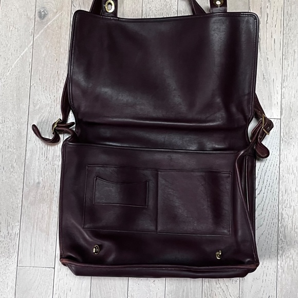 Vintage Coach Dark Brown Messenger bag - Picture 6 of 10